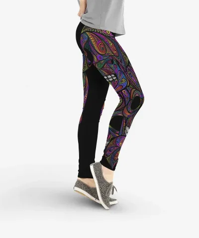 Colorful Swirled Women's Leggings