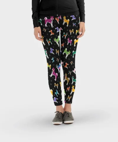 Colorful Shiba Inu Women's Leggings
