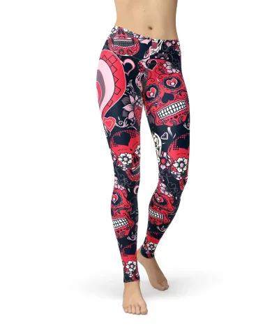 Jean Valentine Sugar Skull Women's Leggings